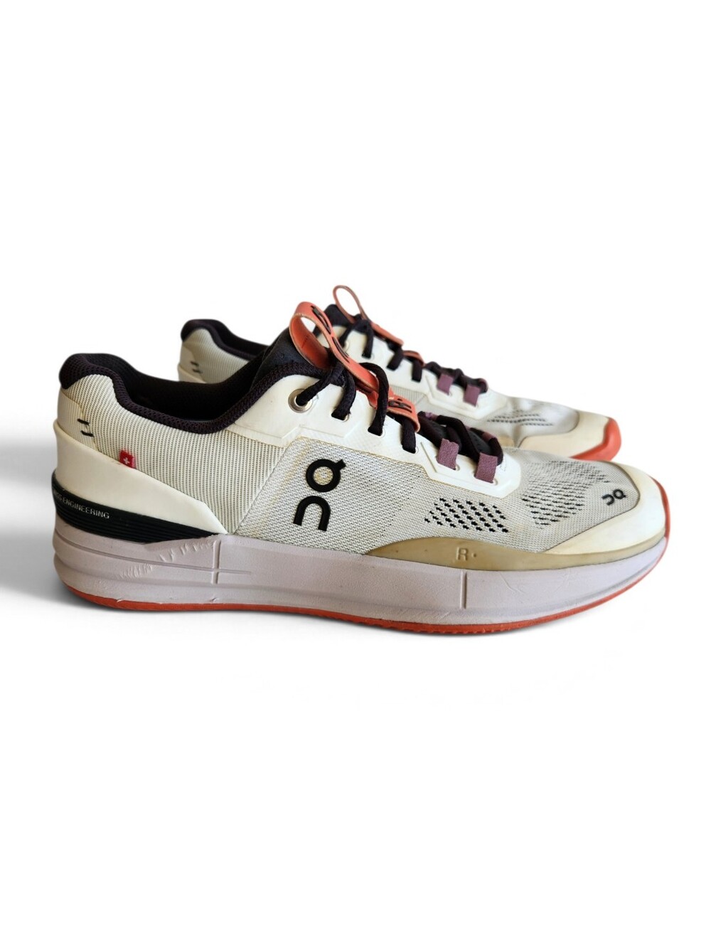 On Cloud The Roger Pro Clay Tennis Pickleball Sneakers White Lily Womens 9.5
